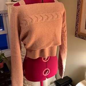 NWOT Shein 2 piece cropped sweater 🔴